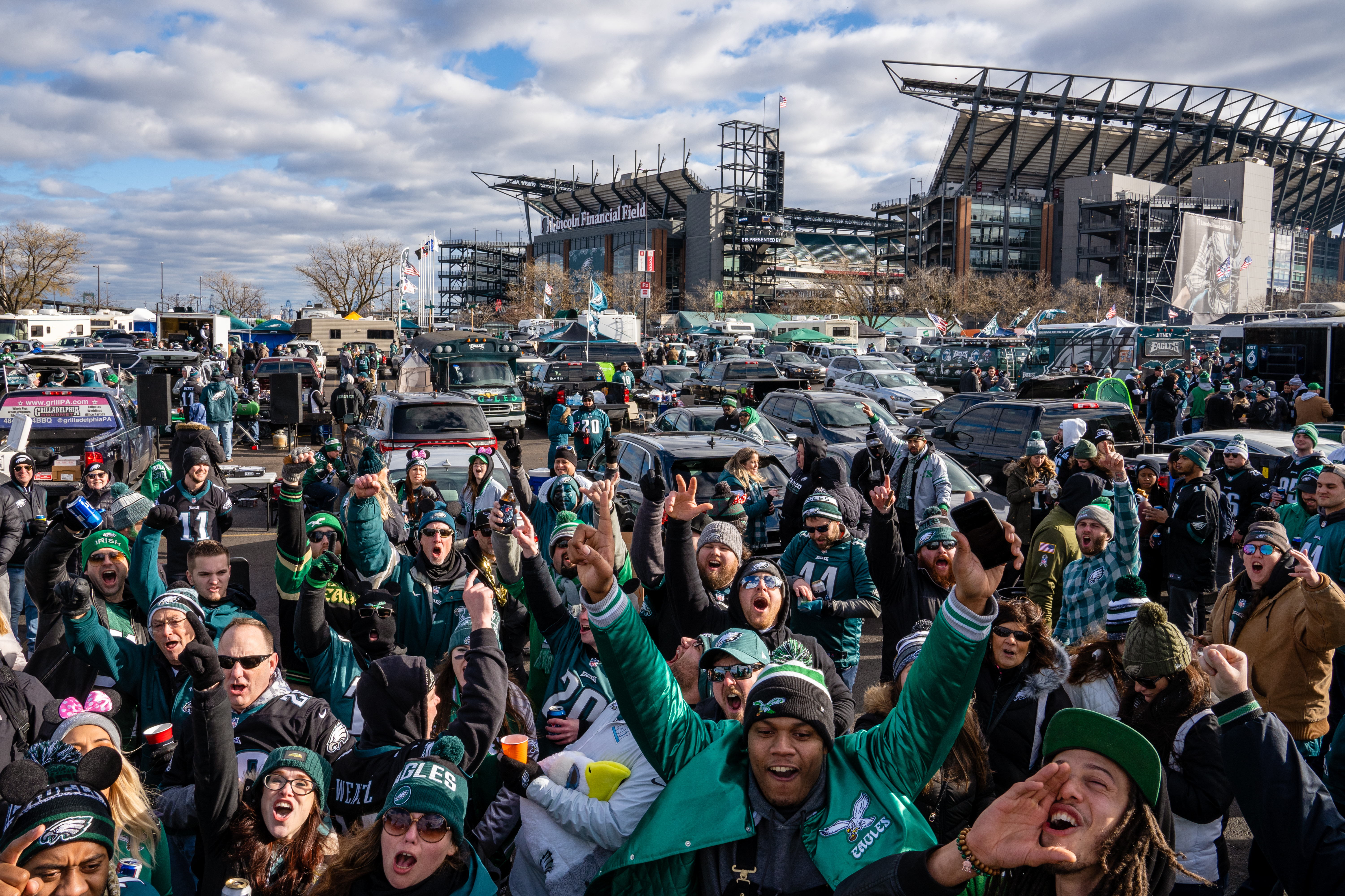 Lincoln Financial Field Stadium Sign Home of the Philadelphia Eagles Vintage