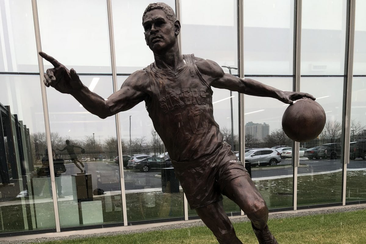 Sixers unveil statue of Maurice Cheeks at Camden training complex